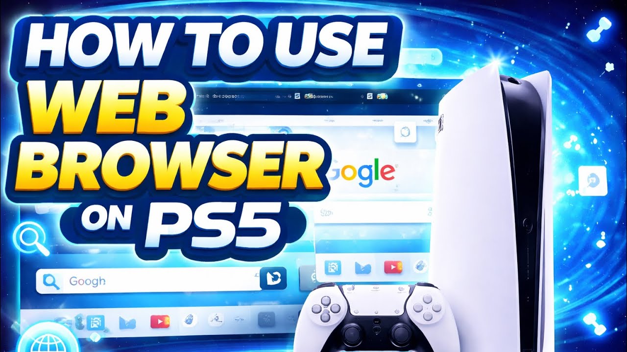 HOW TO USE WEB BROWSER ON PS5!-Newest Guide - YouTube
