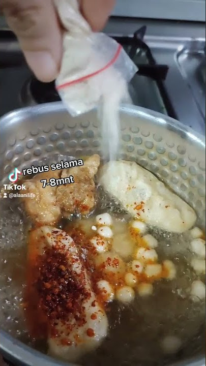Cara memasak baso aci instant isi sosis ala Dapur Ini Enyaak