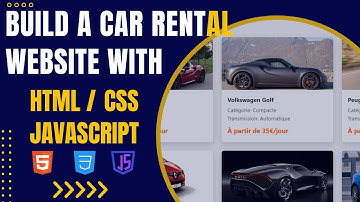 I Created a Car Rental Website in 30 MINUTES with HTML CSS and JavaScript