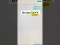 Design space attach feature