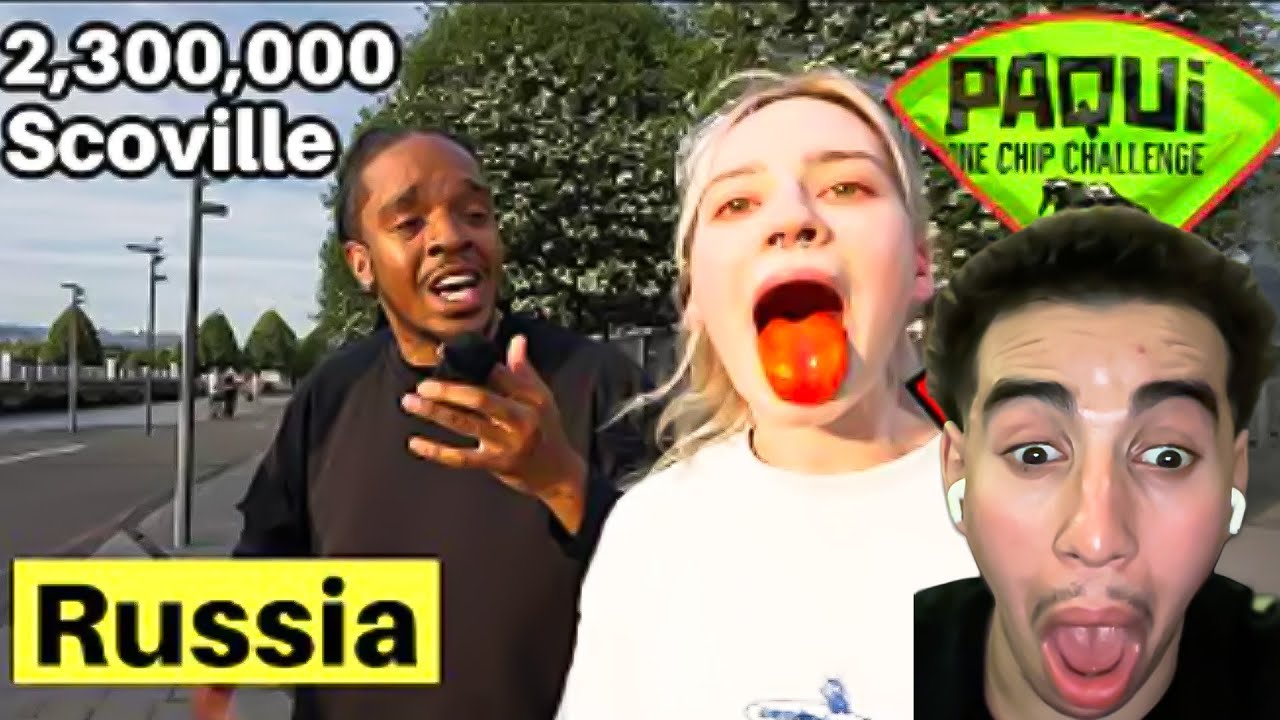 REACTING TO - World's Hottest Chip Challenge in Russia