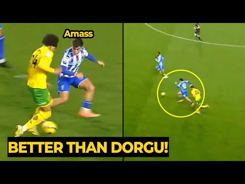 هاري أماس لاعب مانشستر يونايتد المعار أبهر أموريم بمهاراته المذهلة ضد نورويتش أخبار مانشستر ي