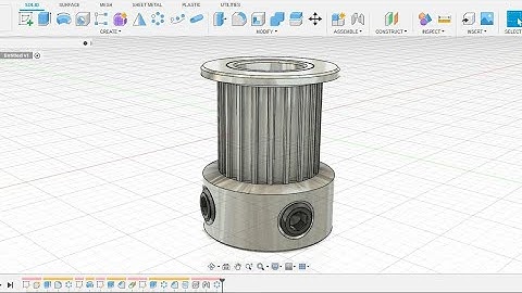 GT2 TIMING PULLEY | FUSION 360 TUTORIAL