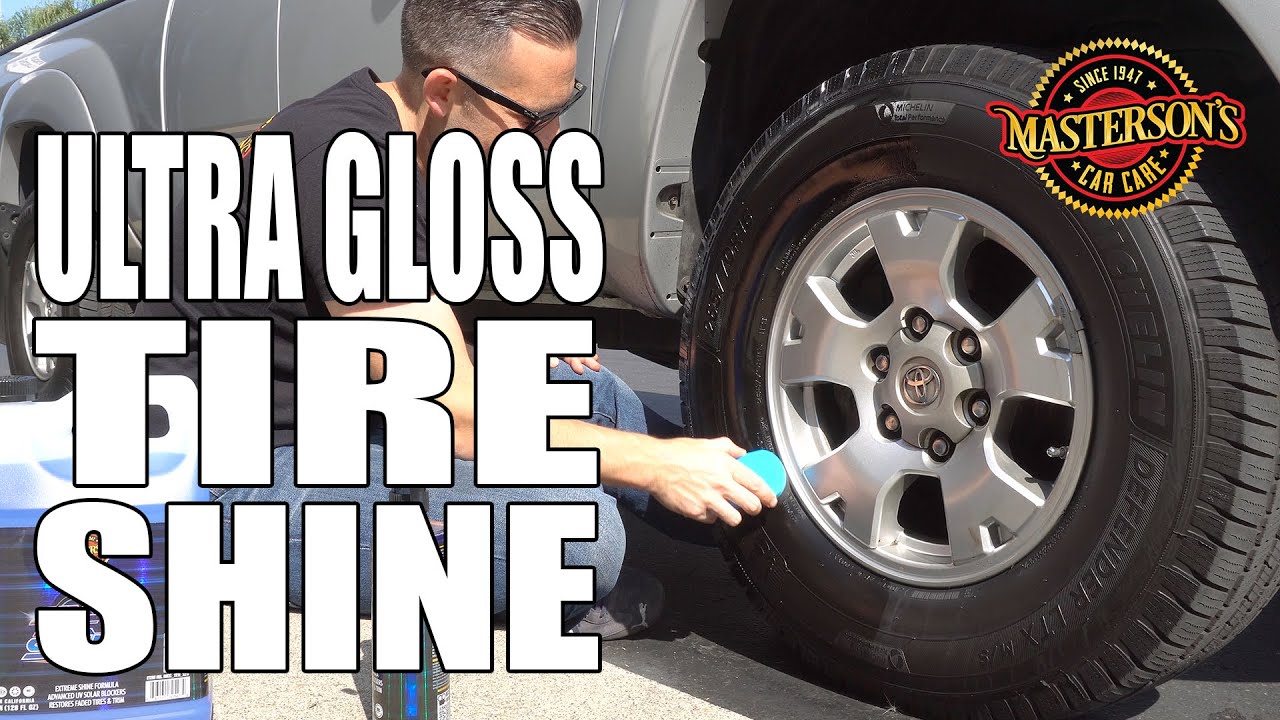 Grand Prix Tire Shine Hi Gloss 17oz 2pk has a superior formulation to  provide that long lasting, wet look shine to all types of tires in just  seconds it is extremely easy