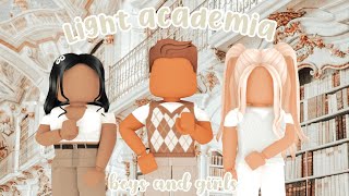 light academia roblox outfits