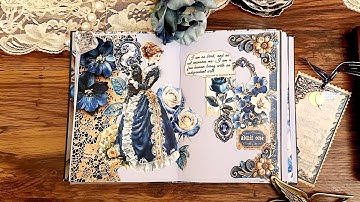 Transform Your Amazon Book into a Beautiful Themed Journal! | Step-by-step ASMR video | Part 7
