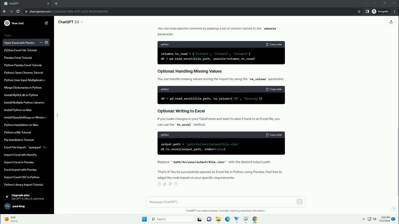 how to open xlsx file in python pandas YouTube