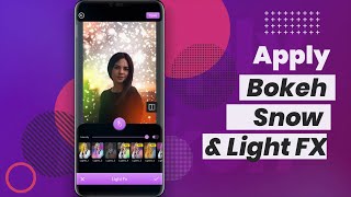 Blur Photo Editor -Blur image background like DSLR, Lots of Bokeh, Snow, Light FX and Filter effects screenshot 4