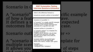 What is the difference between Scenario and Scenario Outline in the Cucumber Feature file?