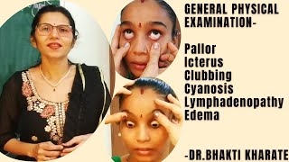 General Physical Examination- Dr.Bhakti Kharate, #medicine #mbbs screenshot 3