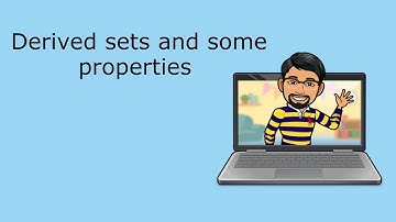 Derived sets and some properties| 3rd Sem Mathematics GE/DSC