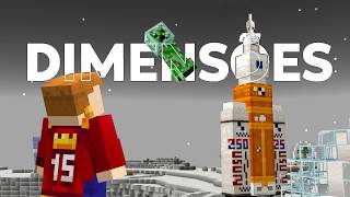 FUI PARA A LUA! 🌕 Melhor Addon de Dimensão para Minecraft Bedrock Até Agora! (MCPE)