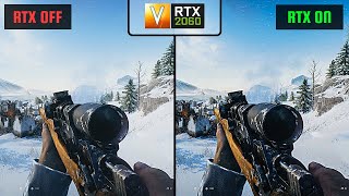 Battlefield V Ray-Tracing On Vs Off 1080P, Rtx 2060
