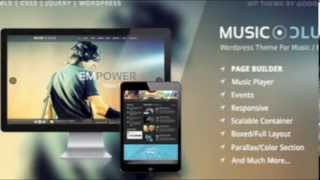 WordPress Music Themes New Entry: Music Club. Explore this Entertainment Style Theme! screenshot 3
