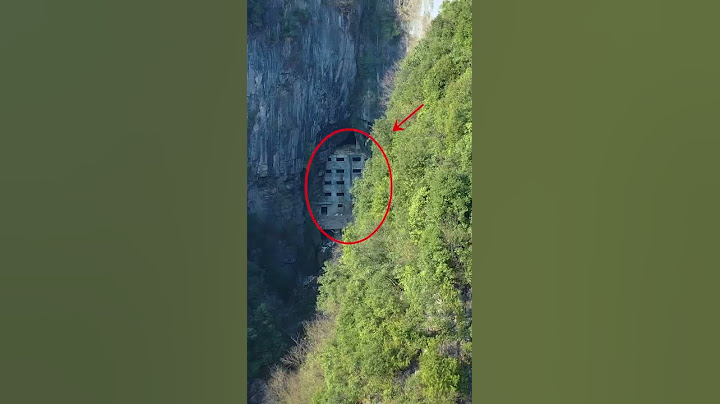 An Abandoned Building Discovered Within the Cliffs of Liang Shan, China #shorts