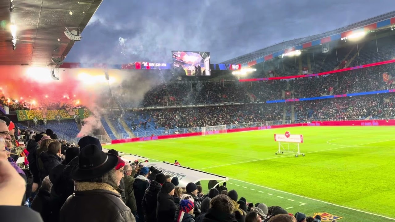 FC BASEL VS FC ST GALLEN CHOREO 