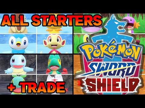 All Starters + Trade Pokémons!!