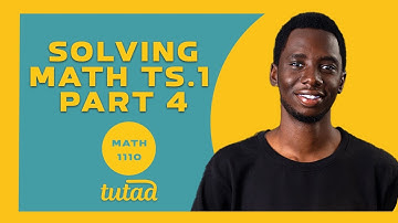 Solving MATH-1110 Tutorial Sheet 1 - Part 4