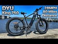 DYU King 750 - The 28MPH 80 Miles Range Electric Bicycle - Exploring West Palm Beach!