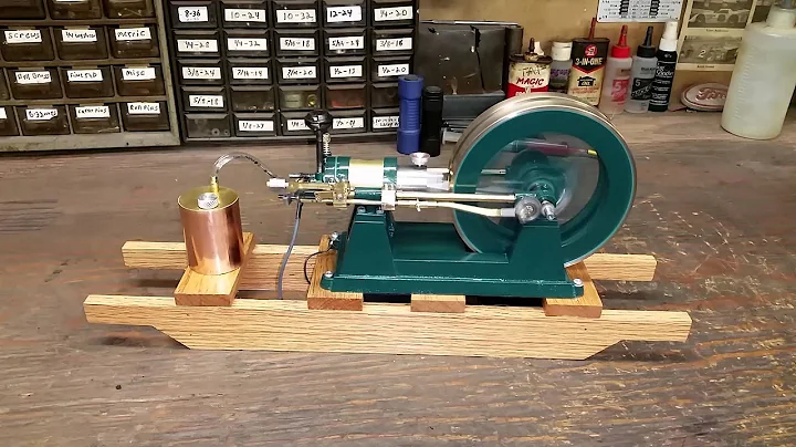 Parsell & Weed Hit-n-Miss Gas Engine Model - Running Nicely