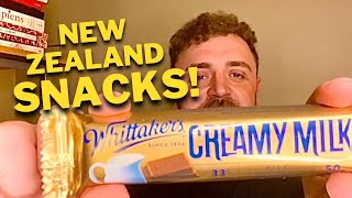 Trying New Zealand Snacks For The First Time  Unbelievably Good!