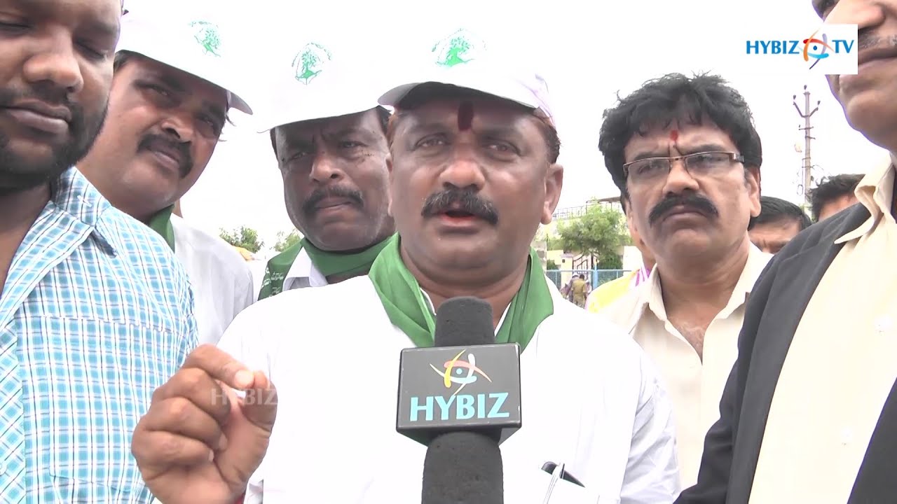 Shadnagar Municipal Chairman Haritha Haram - Hybiz.tv