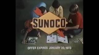 1972 Coach Don Shula of the Miami Dolphins - Sunoco Commercial NFL Stamps