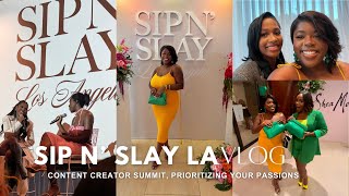 VLOG | Sip N' Slay LA, GRWM, Networking, Meeting Des Dior, Ryan Destiny, Jackie Aina & More