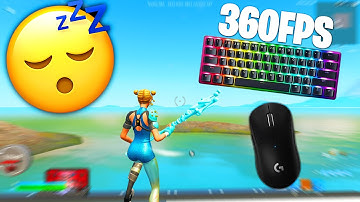Razer Huntsman Mini ASMR 😴 1v1 BuildFights🏆 Satisfying Keyboard Fortnite 360 FPS 4K
