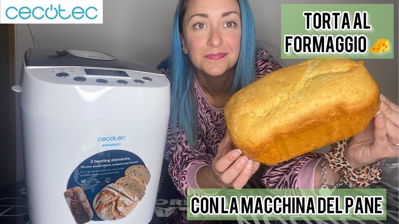 Faccio la Torta di Pasqua salata al Formaggio con la MACCHINA del PANE -cecotec-