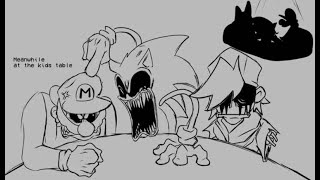 Kids Table (FNF Pasta Night but its a Sonic.exe, Mario.exe and Gold cover)
Im Dead
Pasta Night from Hypnos Lullaby:
https://twitter.com/Sector0003/status/1584529529145819138
FLP by @Blade2O4: https://www.youtube.com/watch?v=6TXsCwIjWqQ
Art: https://twitter.com/blue_upbeat/status/1583861185010880512
tags: #Fnf #FridayNightFunkin #fridaynightfunkinmods #fridaynightfunkincovers #sonicthehedgehog #sonicexefnf #mario #pokemon #brunoandthoughts Kids Table (FNF Pasta Night but its a Sonic.exe, Mario.exe and Gold cover)