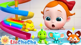 Bath Toys Song | Animal Toys in the Bathtub | LiaChaCha Nursery Rhymes by LiaChaCha - Nursery Rhymes & Baby Songs 637,492 views 1 month ago 3 minutes, 29 seconds