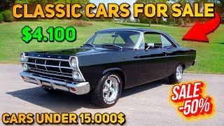 20 Perfect Classic Cars Under $15,000 Available on Craigslist Marketplace! Big Sale!!