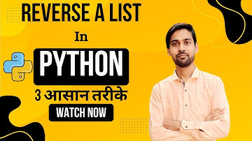 3 Easy Ways to Reverse a List in Python | Beginners Tutorial 🔄🐍
