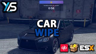 [QB, QBX, ESX] CAR WIPE FiveM Script