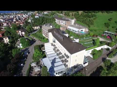 Hotel Belvedere Locarno aerial view