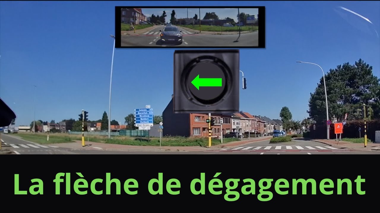 Flèche de dégagement de carrefour - Devenez membre!