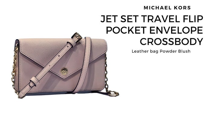 Michael Kors Jet Set Travel Medium Saffiano Leather Crossbody Bag 