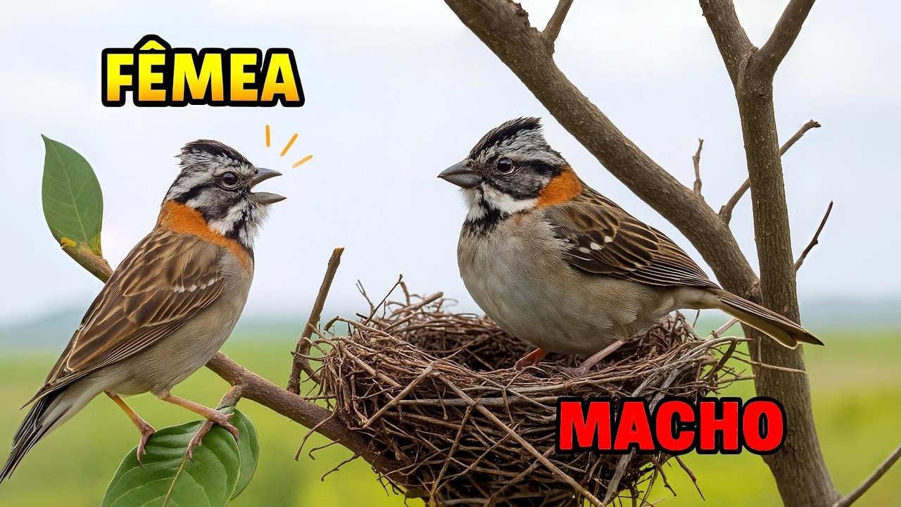 COMO SABER SE O TICO TICO É MACHO OU FÊMEA – VEJA AS DIFERENÇAS!