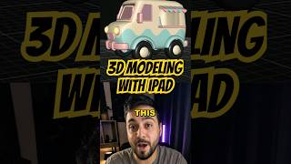 3D Modeling on iPad and iPhone. Beginner Tutorial to Make 3D Models! #shorts #3dmodeling #3d #3dart