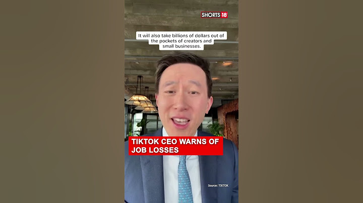 Tik Tok Video App Ban | TikTok CEO Warns of Job Losses in Face of US Ban Threat | #shorts | N18S