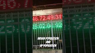 Indian Population and up population #stop population #safe Earth 🌎 #safe india