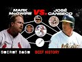 Mark McGwire and Jose Canseco started out as bash brothers, and ended up with bash beef