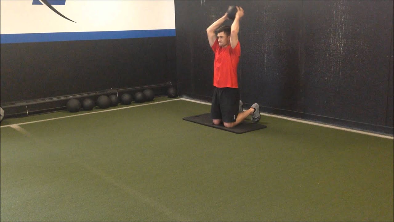 TALL KNEELING MEDICINE BALL OVERHEAD THROW YouTube