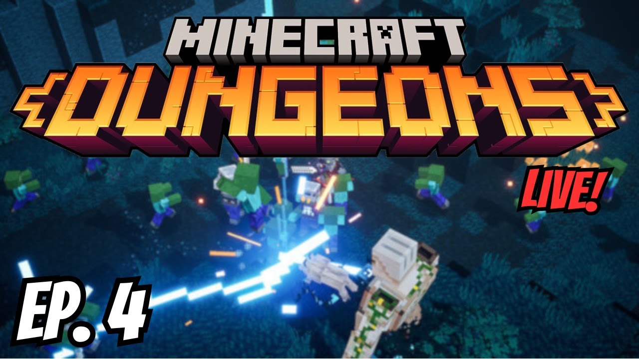 Into the End | Episode 4 | Let's Play Minecraft Dungeons LIVE!