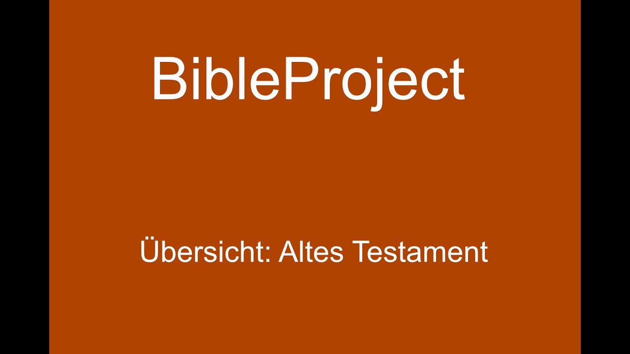 Übersicht Altes Testament YouTube Übersicht Altes Testament YouTube