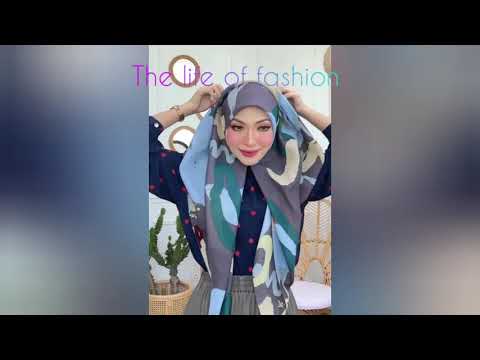 طريقة لف الاسكارف بشكل جديد