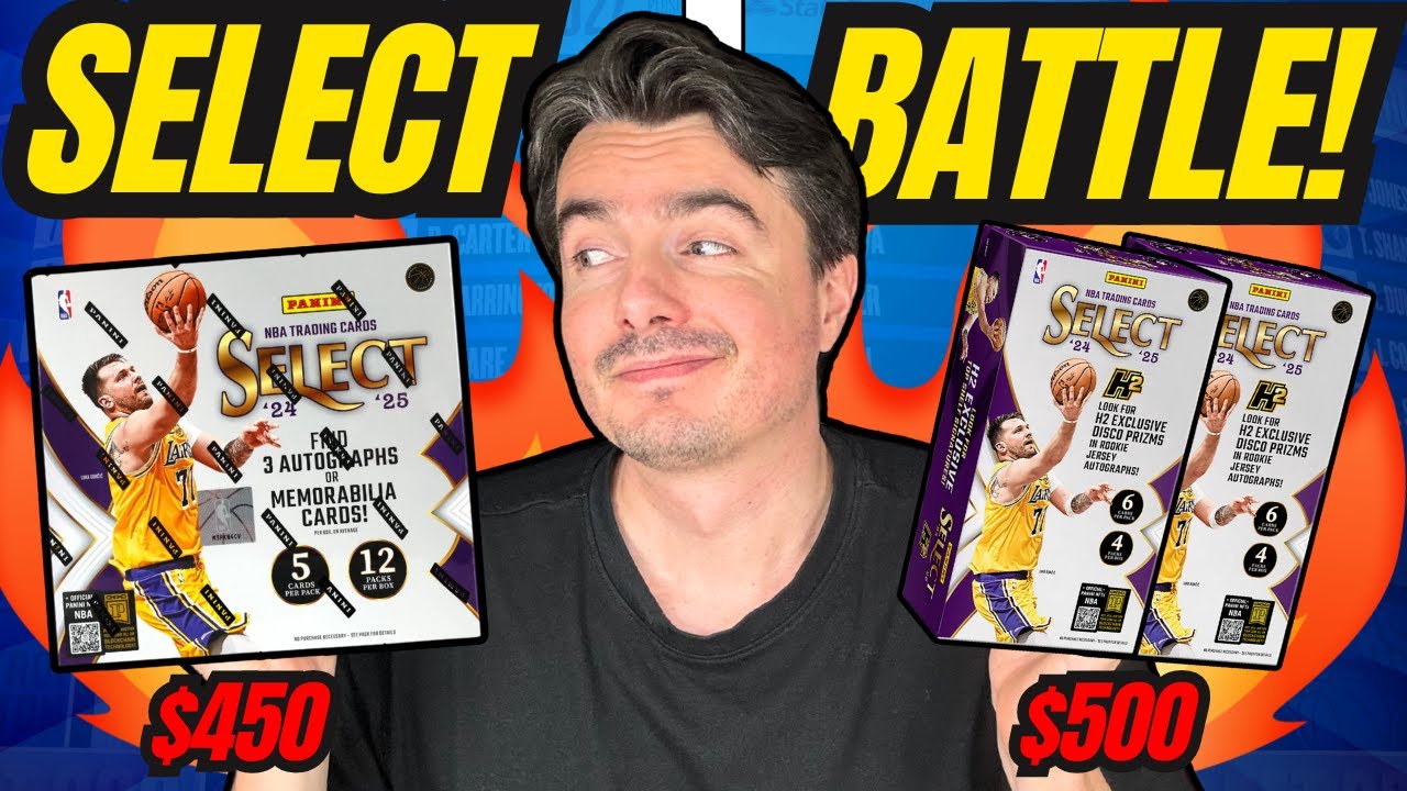 Which Should You SELECT!? NBA 24-25 Select Hobby Box vs Select H2 (Two Boxes)