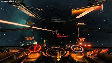 Elite: Dangerous alpha 1.1 - exploding Cobra Mk III