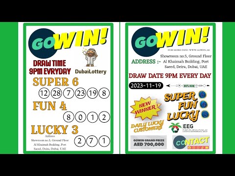 GoWin Results Today - Super 6, Fun 4 and Lucky 3 Draw (LIVE)